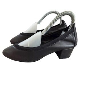 NWT-VANELI Black Leather‎ Heels | Size 6